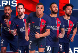 2023/24 PSG Home Blue Player Version Soccer Jersey