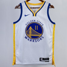 2023/24 Warriors THOMPSON #11 White  NBA Jerseys