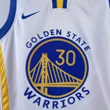 Warriors CURRY #30 White Kids NBA Jersey 热压