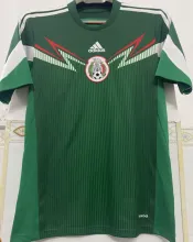 2014 Mexico Home Green Retro Soccer Jersey