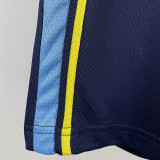 Grizzlies MORANT #12 Sapphire Blue  Kids NBA Jersey 热压