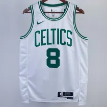 2023/24 Celtics  PORAIGIS #8 White NBA Jerseys 热压