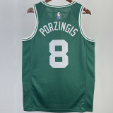 2023/24 Celtics  PORAIGIS #8 Green NBA Jerseys 热压