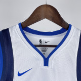Mavericks DOECIC #77 White Kids NBA Jersey 热压