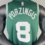 2023/24 Celtics  PORAIGIS #8 Green NBA Jerseys 热压