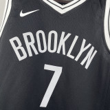 Nets DURANT #7 Bkacl Kids NBA Jersey 热压