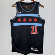 2023/24 Bulls DEROZAN #11 Black City Edition NBA Jerseys 热压