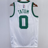 2023/24 Celtics TATUM #0  White Retro NBA Jerseys 热压