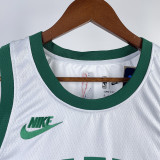 2023/24 Celtics TATUM #0  White Retro NBA Jerseys 热压