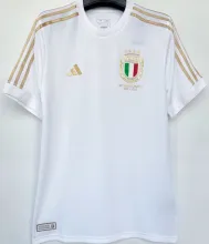 2023 Italy 125th Anniversary White Fans Soccer Jersey 硅胶