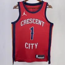 2023/24 Pelicans WILLIAMSON #1 Red NBA Jerseys
