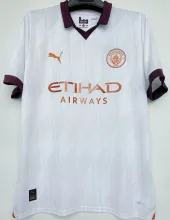 2023/24 Man City 1:1 Quality Away  Fans Soccer Jersey