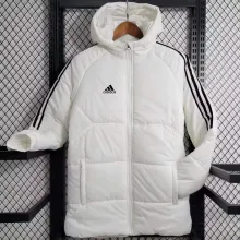 2023/24 Ad White Cotton Jacket 黑三边