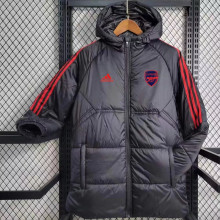 2023/24 ARS Black Cotton Jacket 红三边