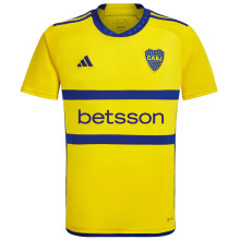 2023/24 Boca Away Yellow Fans Soccer Jersey