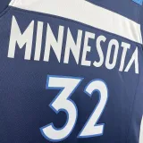 2023/24 Timberwolves TOWNS #32 Sapphire Blue  NBA Jerseys