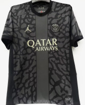 2023/24 PSG 1:1 Quality Third Black Fans Soccer Jersey