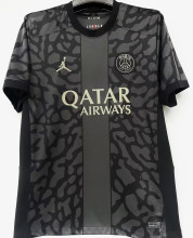 2023/24 PSG 1:1 Quality Third Black Fans Soccer Jersey