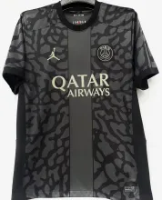 2023/24 PSG 1:1 Quality Third Black Fans Soccer Jersey