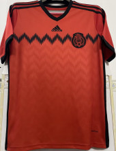 2014 Mexico Away Orange Retro Soccer Jersey