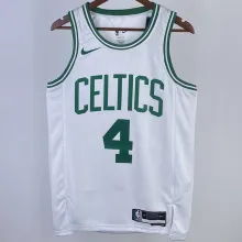 2023/24 Celtics HOLIDAY #4 White NBA Jerseys