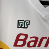 1990/91 Roma Away White Retro Soccer Jersey