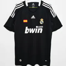 2008/09 RM Away Black Retro Soccer Jersey