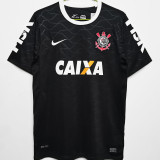 2008 Corinthians Away Black Retro Soccer Jersey