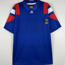1992/94 France Home Retro Soccer Jersey