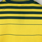 1984 Brazil Home Yellow Retro Soccer Jersey