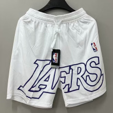 2023/24 Lakers White NBA Cotton Pants