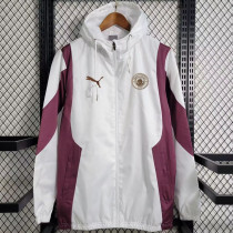 2023/24 Man City White Windbreaker