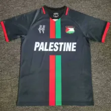 2023/24 Palestine Black Fans Soccer Jersey