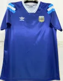 1991/93 Argentina Away Blue Retro Soccer Jersey