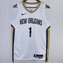 2023/24 Pelicans WILLIAMSON #1 White NBA Jerseys