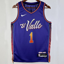 2023/24 Suns BOOKER #1 Purple City Edition NBA Jerseys