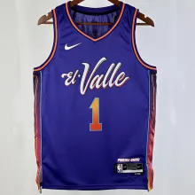 2023/24 Suns BOOKER #1 Purple City Edition NBA Jerseys