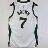2023/24 Celtics BROWN #7  White City Edition NBA Jerseys