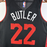 2023/24 Miami Heat BUTLER #22 Black City Edition NBA Jerseys