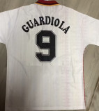1994 Spain Away White Retro Soccer Jersey