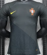 2023/24 Portugal Special Edition Black Grey Player Version Jersey