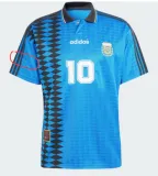 1994 Argentina Away Blue Retro Soccer Jersey