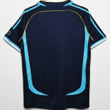 2006 Argentina Away Retro Fans Soccer Jersey