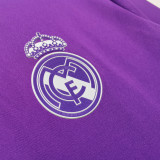 2016/17 RM Purple Away Retro Long Sleeve Jersey 带胸前小字