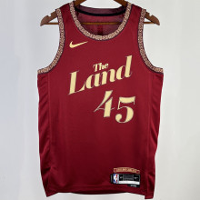 2023/24 Cleveland MITCHELL #45 Red City Edition NBA Jerseys