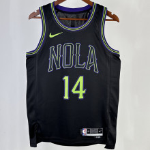 2023/24 Pelicans INGRAM #14 Black City Edition NBA Jerseys