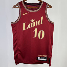 2023/24 Cleveland GARLAND #10 Red City Edition NBA Jerseys