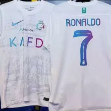 RONALDO #7 Al  Al Nassr Third White Fans Soccer Jersey 2023/24 ★★