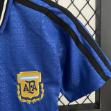 1994 Argentina Away Retro Kids Soccer Jersey