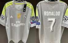 RONALDO # 7 RM Away Retro Jersey 2015/16 (Have All Patch) (2014+10) 全套章 ★★